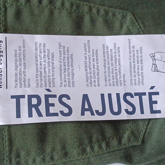 Vero Moda "Kombu Green" Wonder Jegging NEW- Sz. 25 - Picture 5 of 11